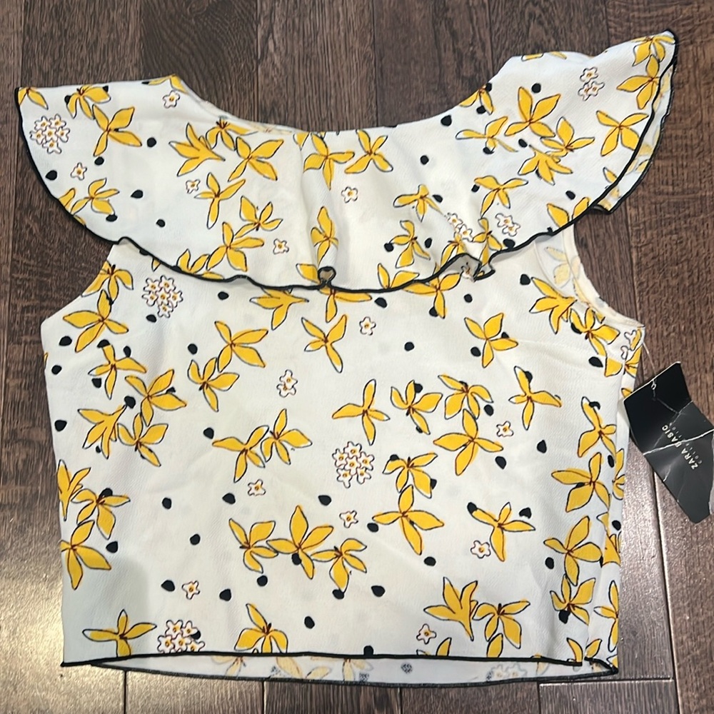 Zara ruffle top - NWT
